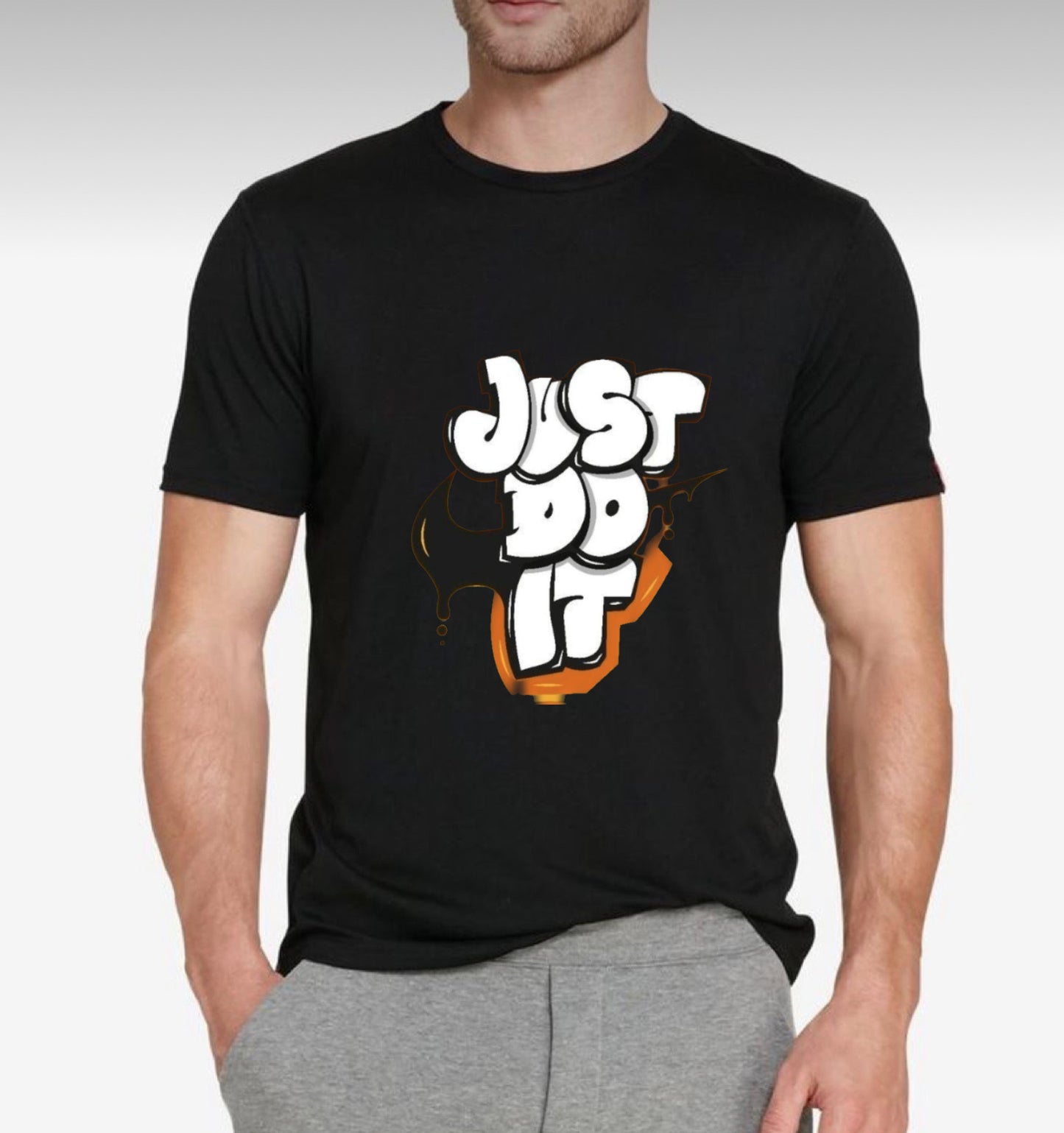 ( Black )Just Do It  T-Shirts Trend