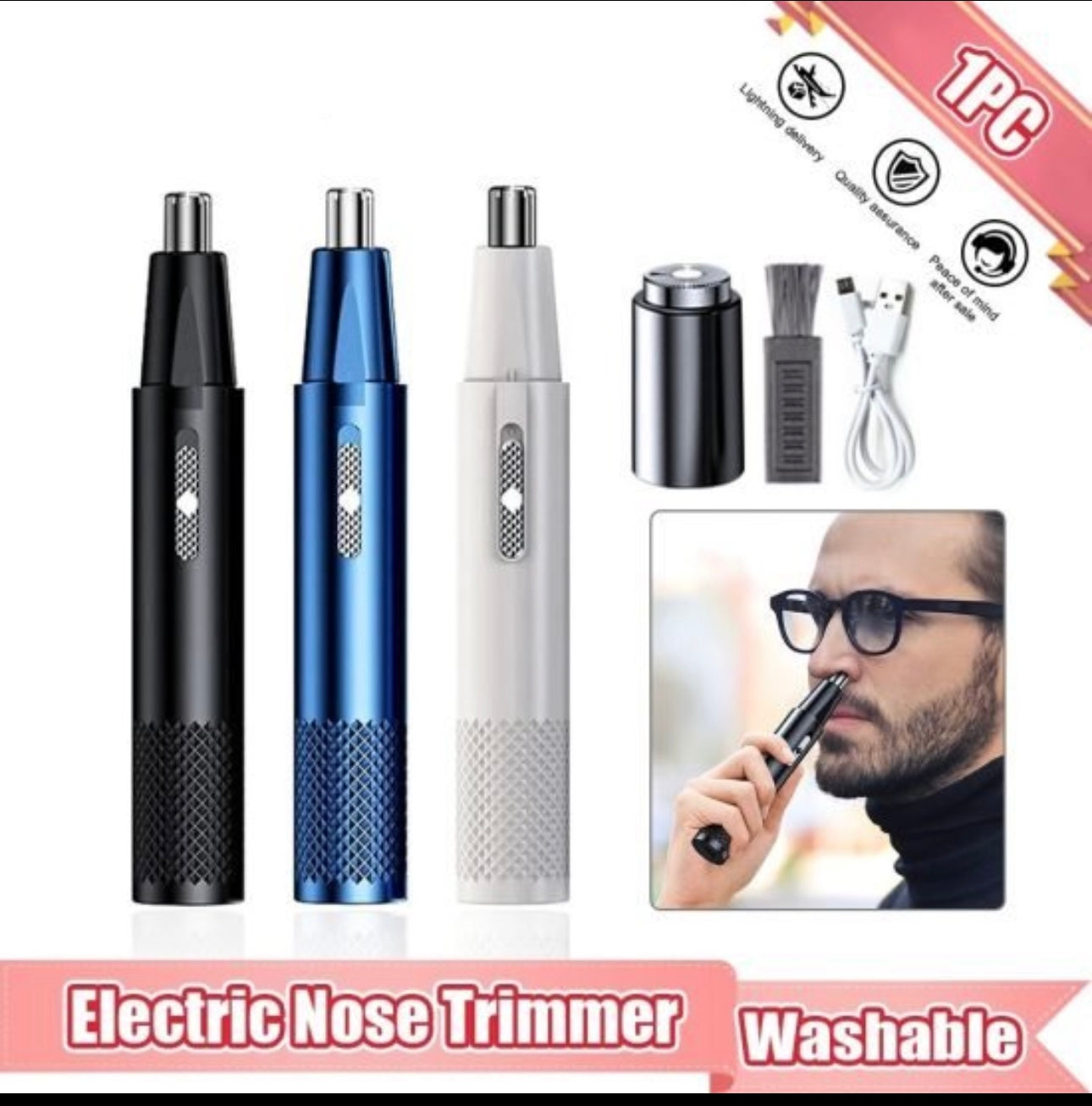 2 in 1 Nose Trimmer