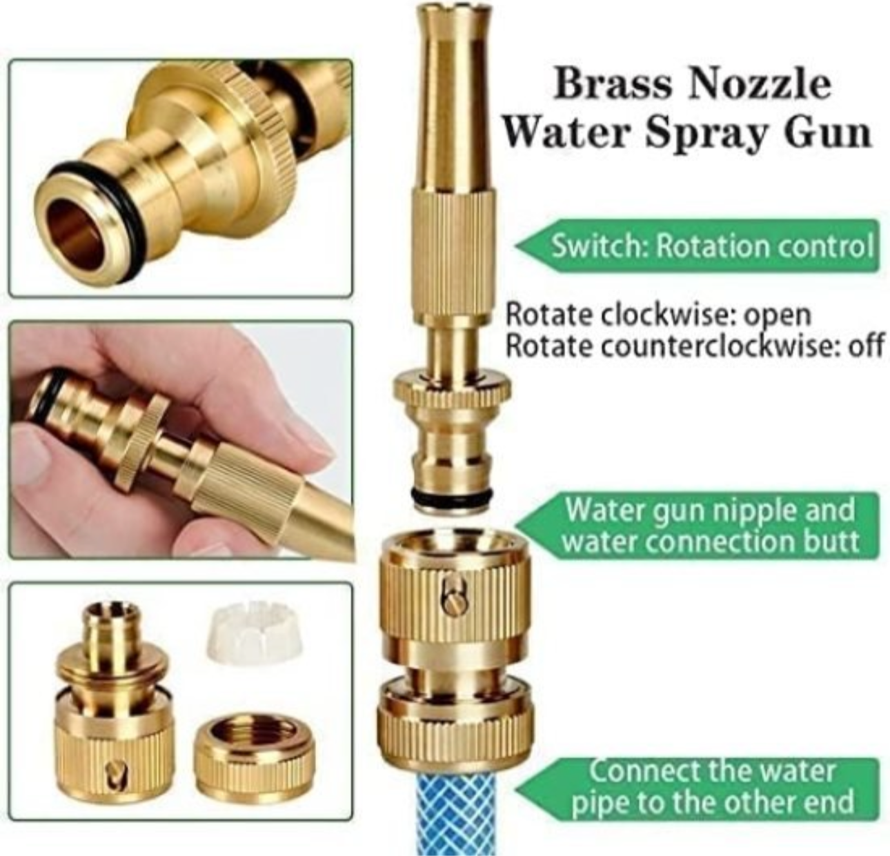 Brass Nozzle Water Spray Gun