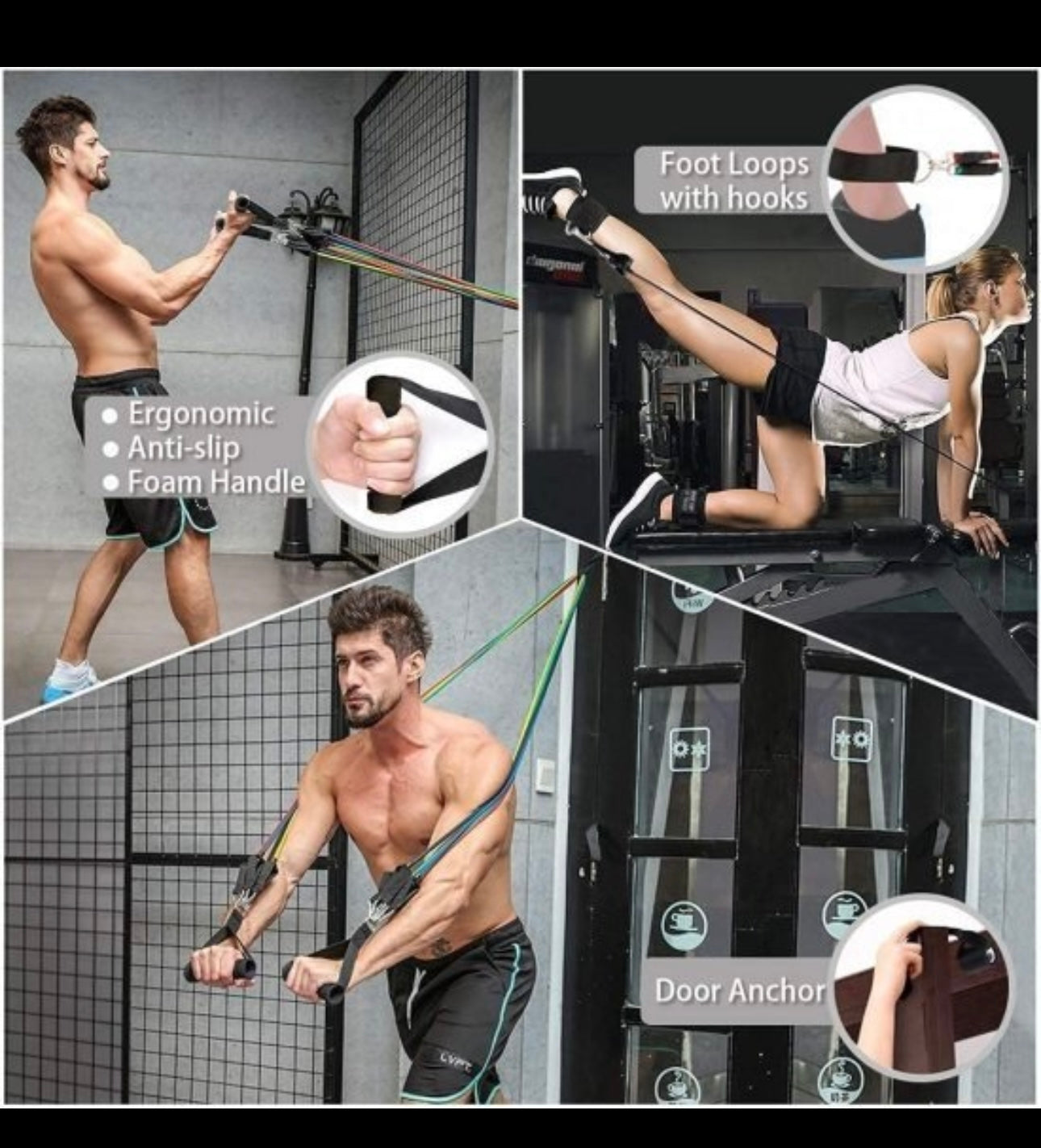 Power Resistance Band Set Exercise