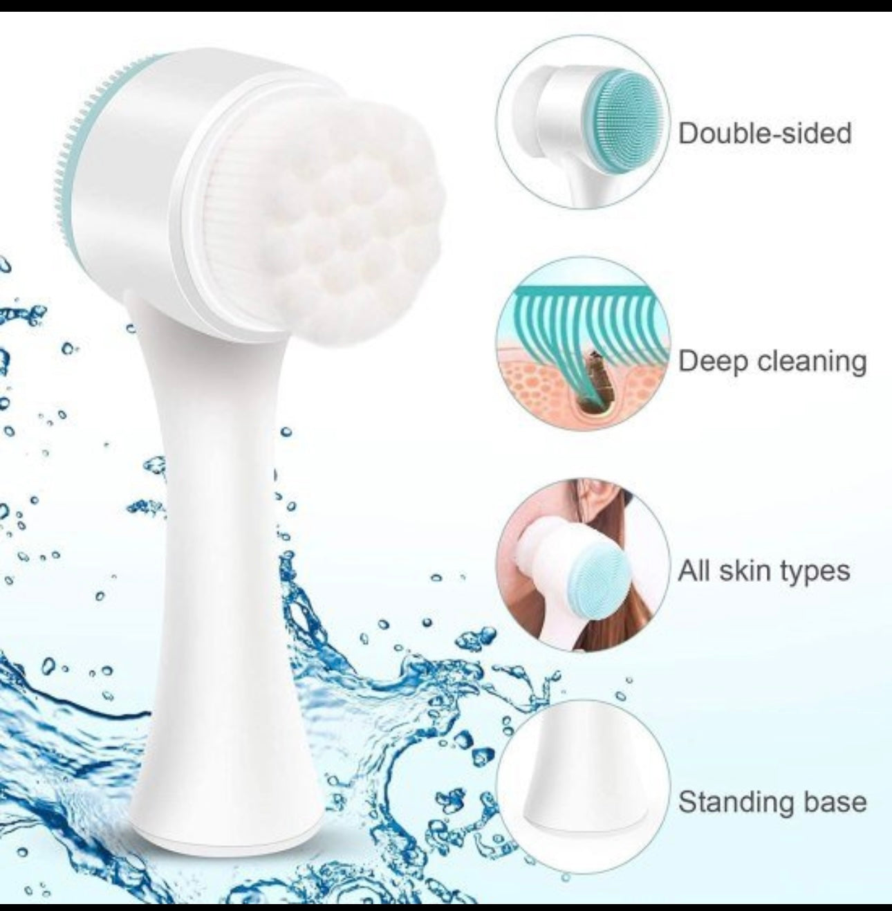 2 in 1 Face Scrubber