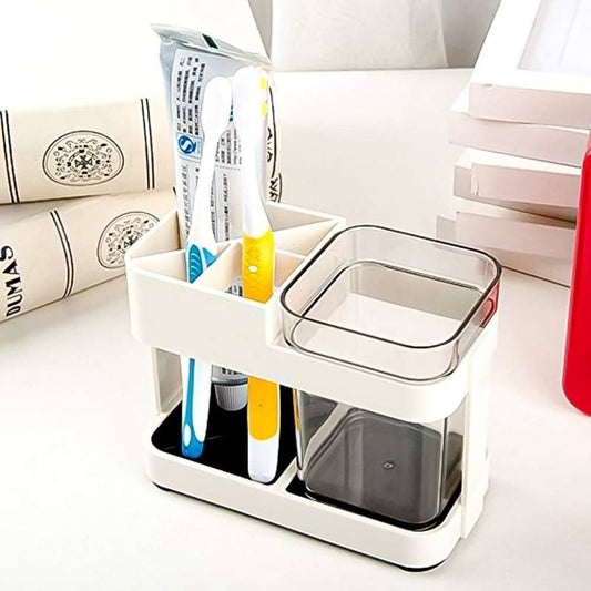 1 Cup Toothbrush Holder Toothpaste Stand