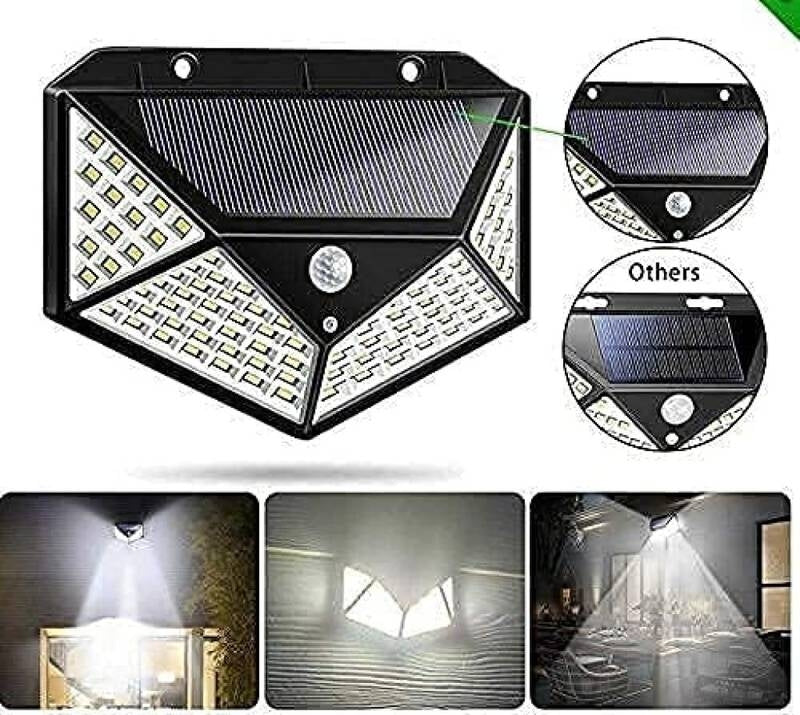 100 Led Motion Sensor Solar Light