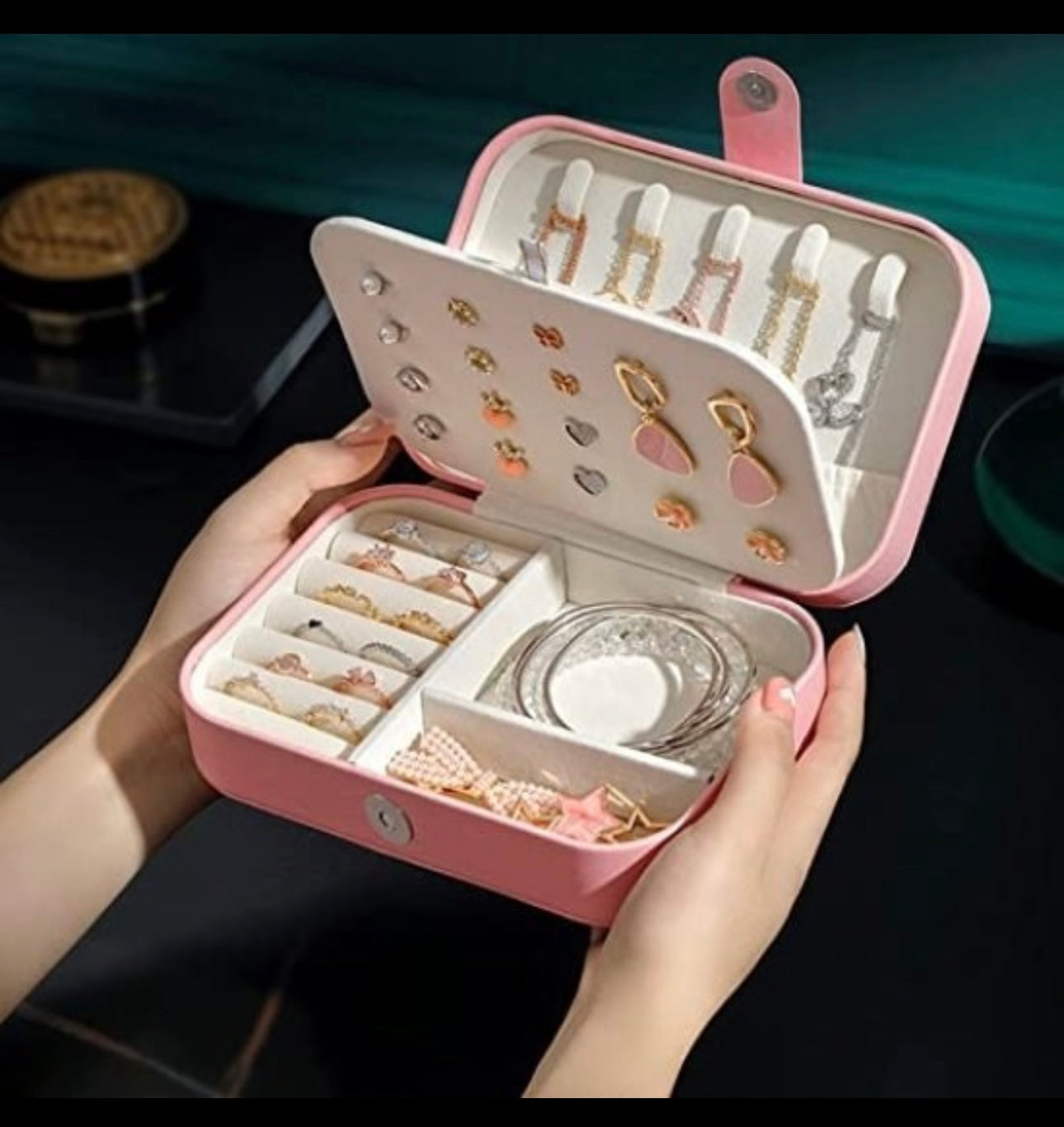 PU Big Jewellery Box Jewellery Organiser