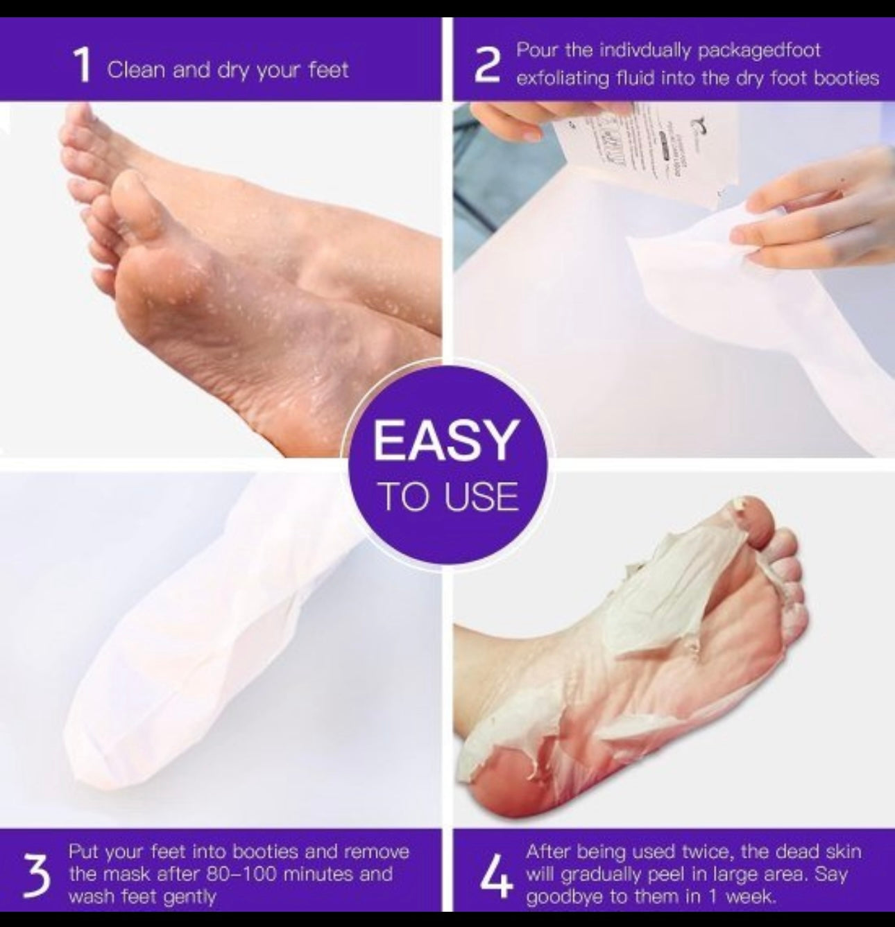 Foot Peeling Mask Dead Skin Remover