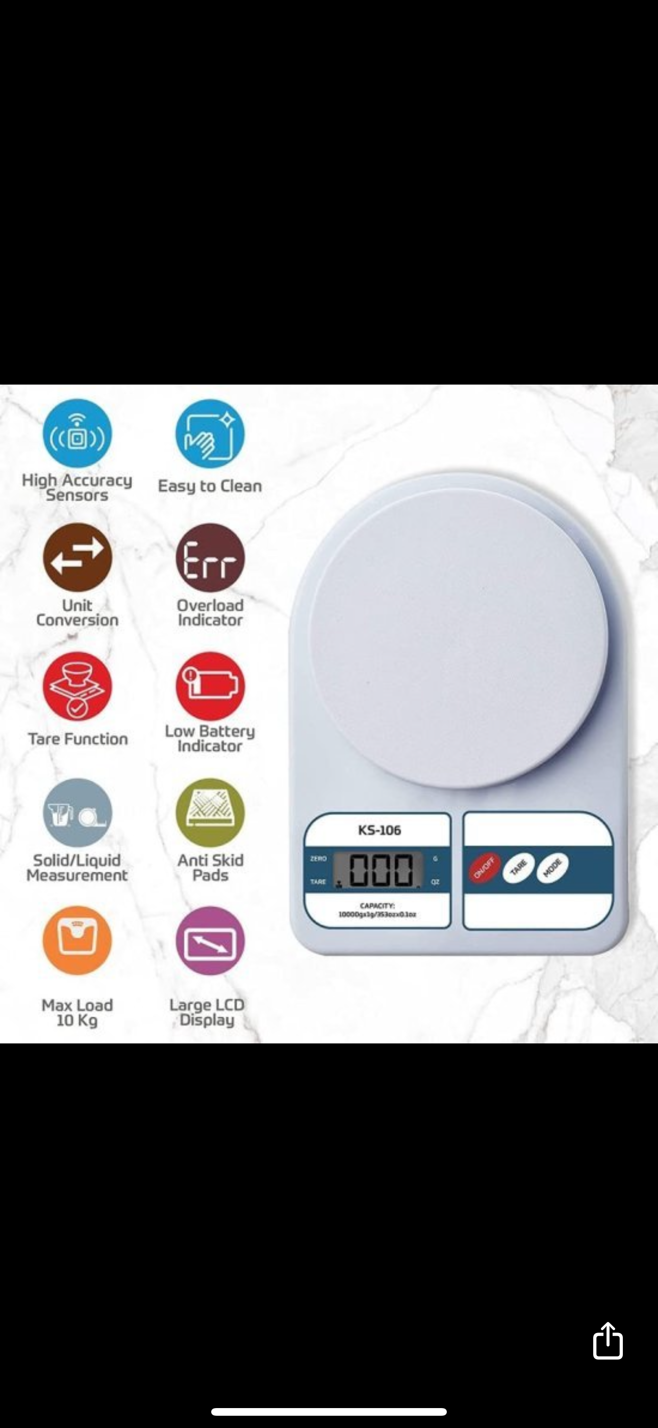 10 Kg Kitchen Weight Scale Machine SF 400