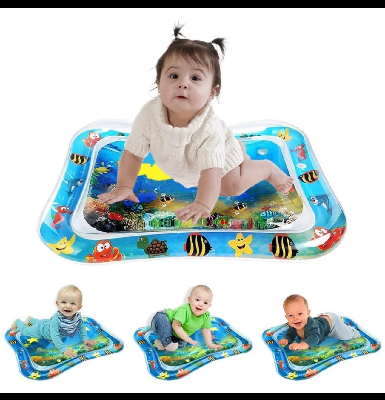 Tummy Time Baby Play Water Mat Slapped