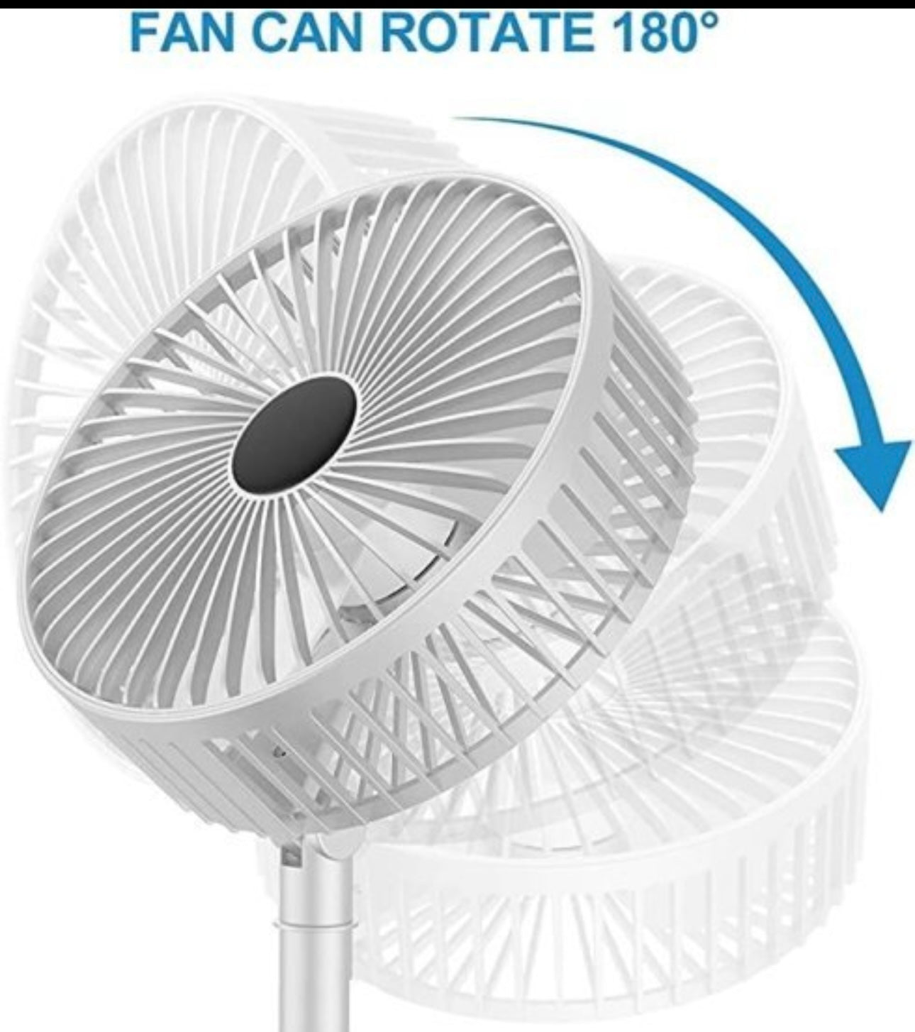 Telescopic Folding Mini Fan USB Chargeable