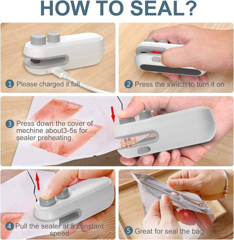 2 in 1 Usb Sealer Machine