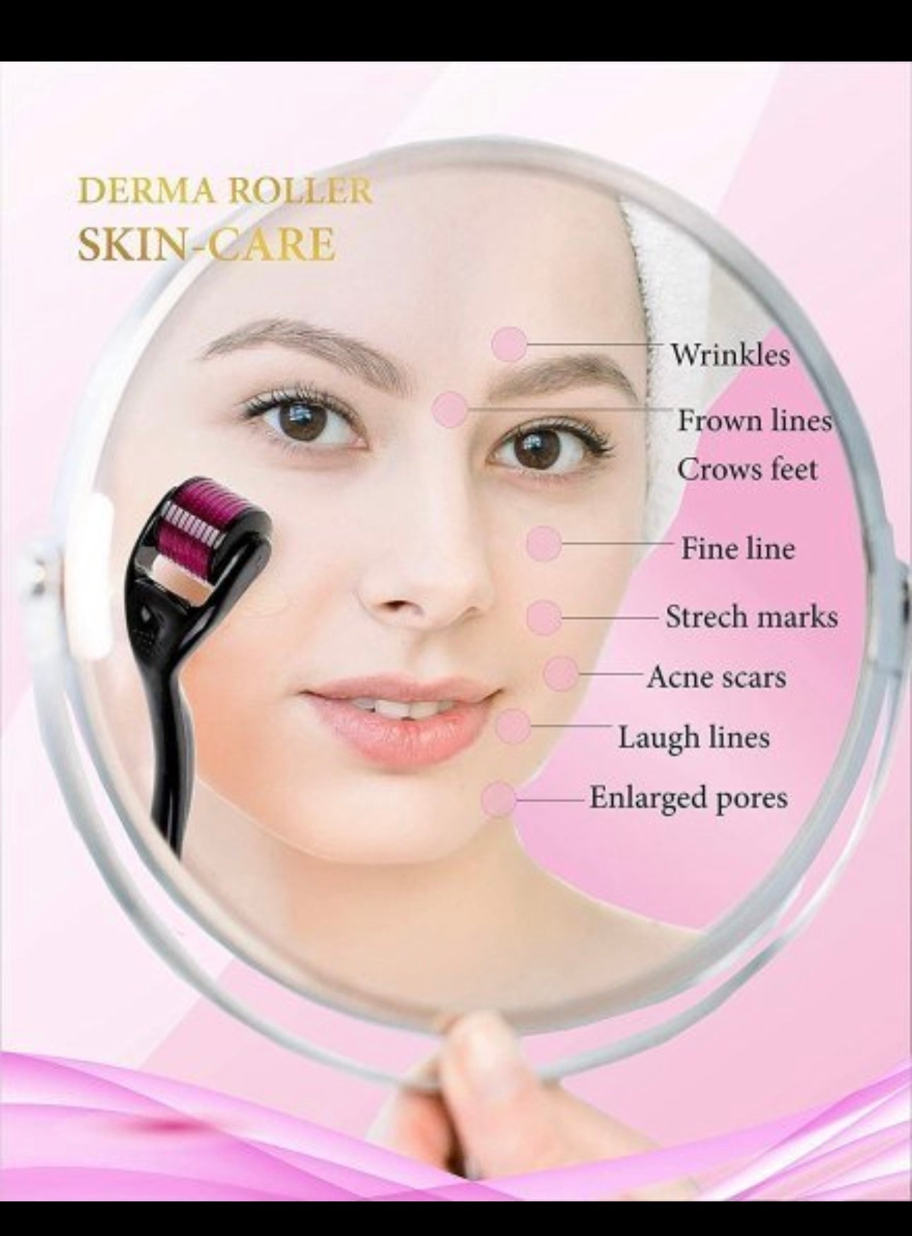 Derma Roller Face Acne Scars Remover