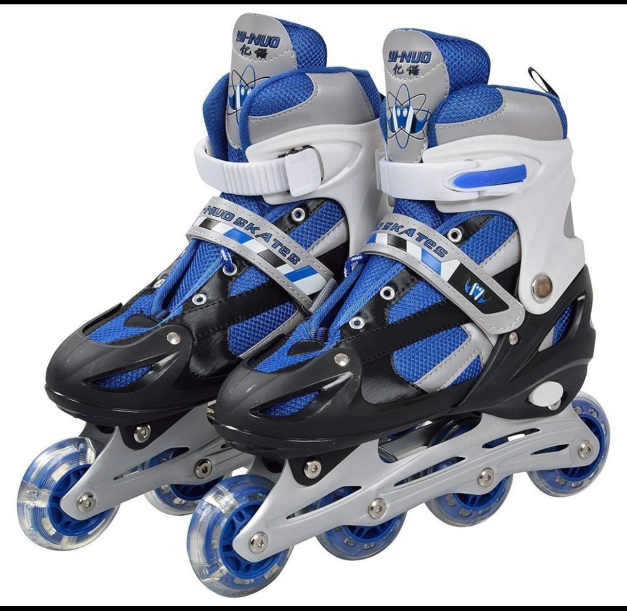 Inline Skating Blue & Black