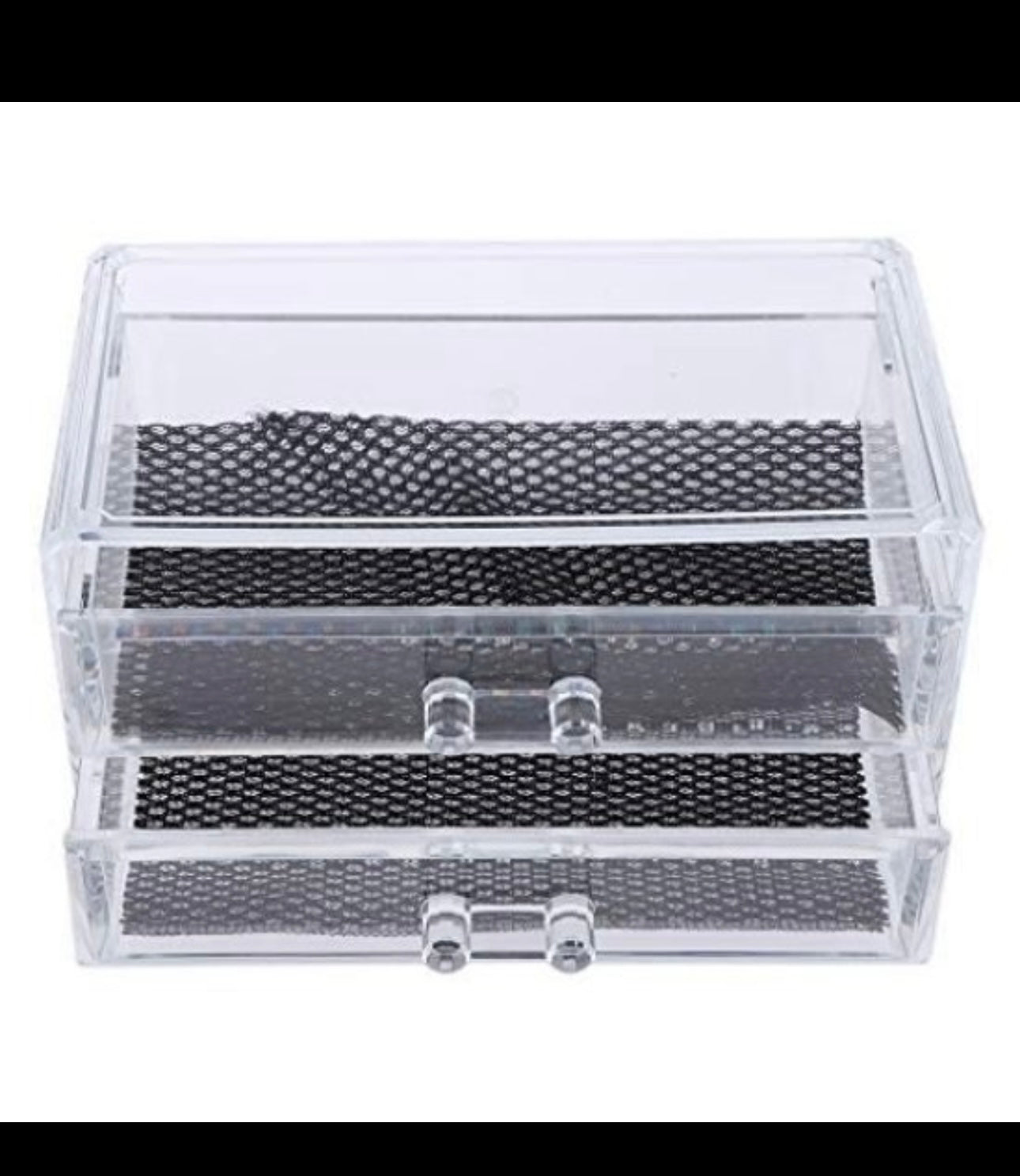 2 Drawers Acrylic Cosmetic Box