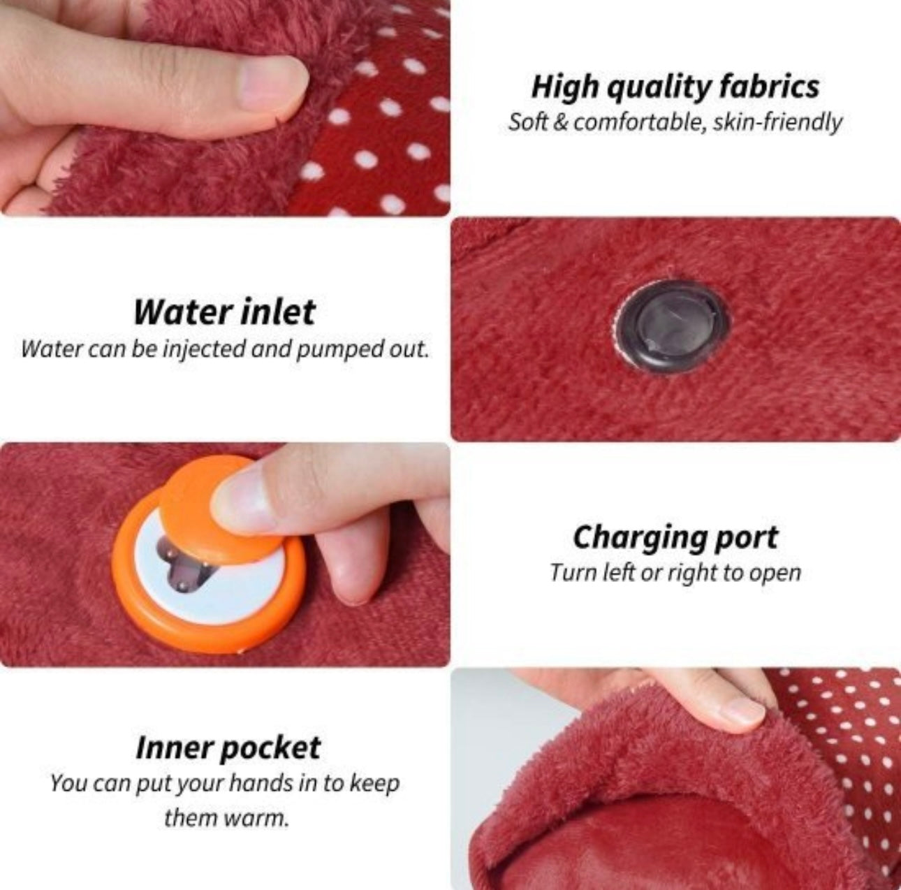 Electric Velvet Heating Bags For Pain Relief