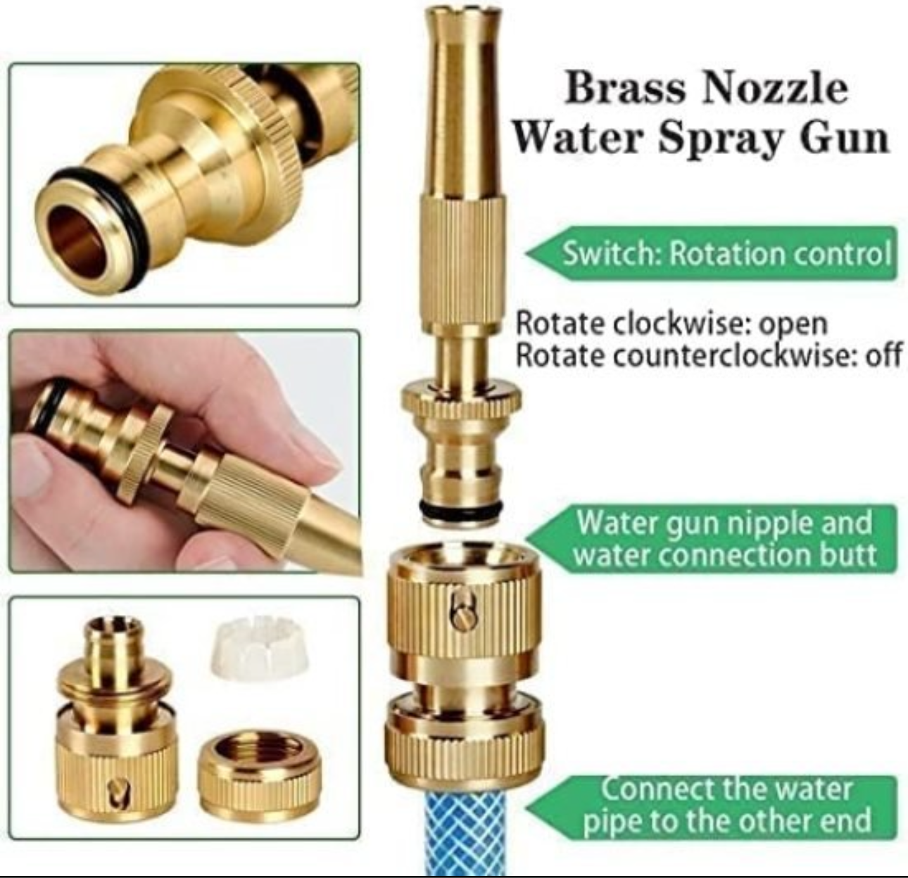 Brass Nozzle Water Spray Gun