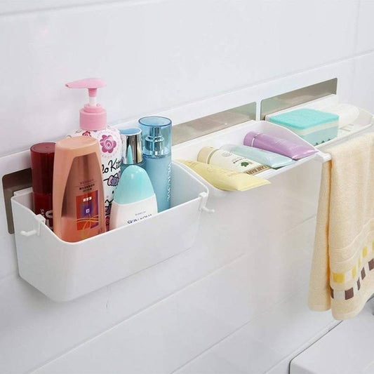 3 Tier Bathroom Organizer Bathroom Shelf Bathroom Selves Rack Magic Sticker Series