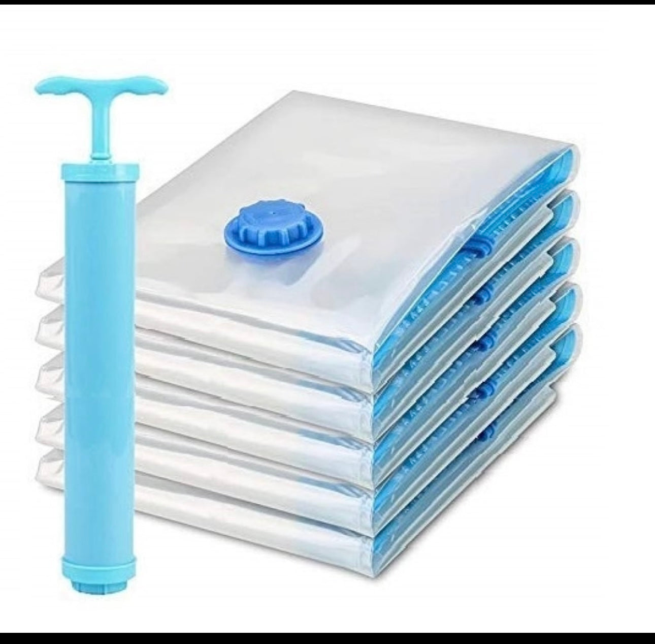 Big Vacuum Storage Bag With Pump 5 Bag 1 Pump