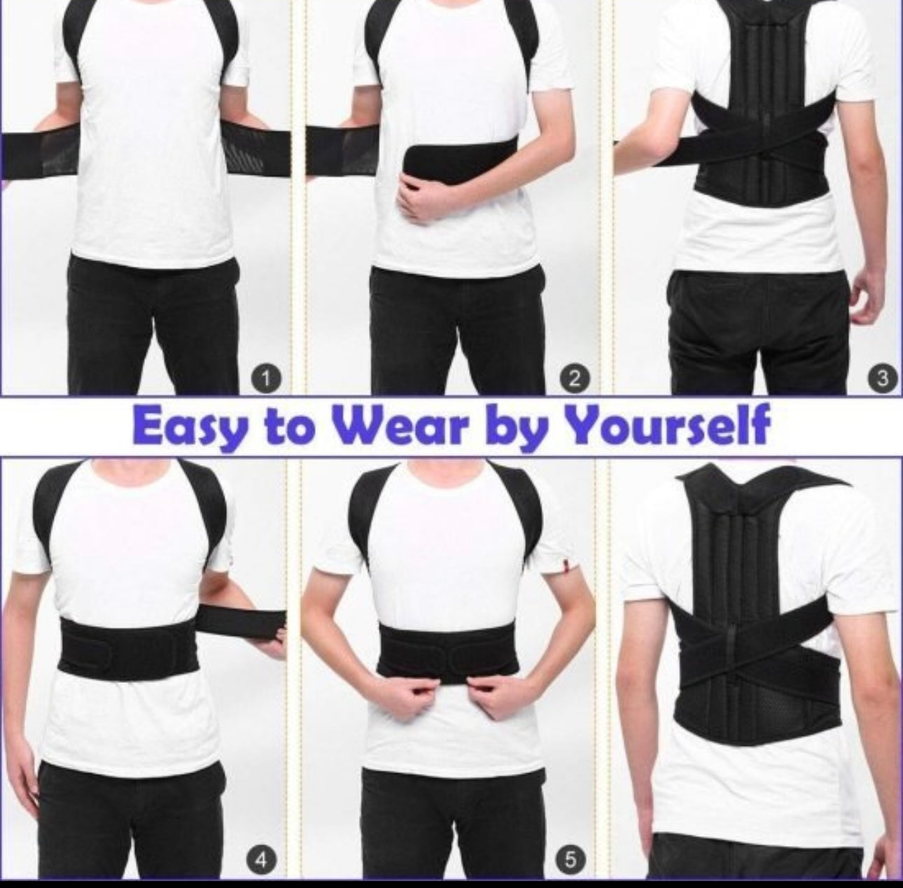 Heavy Back Support Posture Belt For Pain Relief