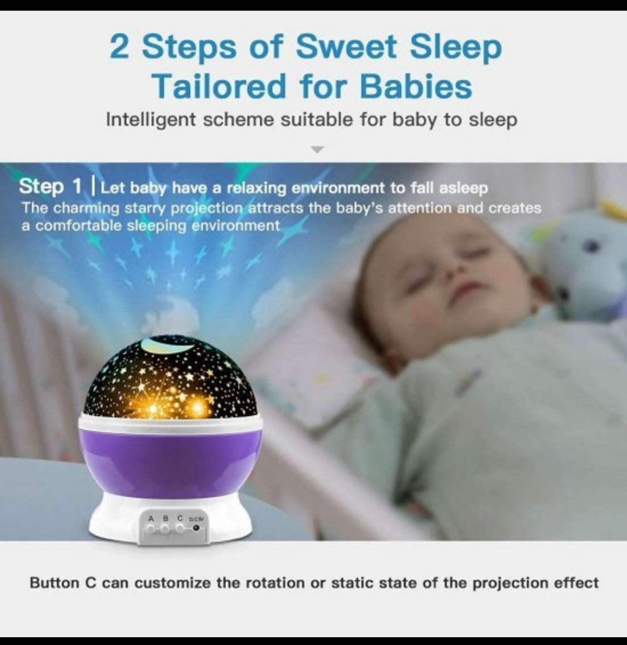 Star Master Moon Star Light Galaxy Projector Light