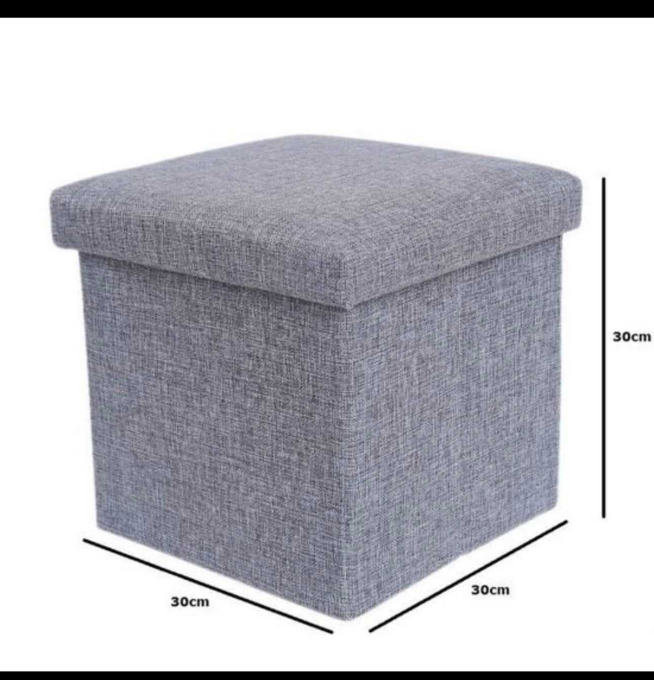 Cube Stool Seating Storage Box Stool