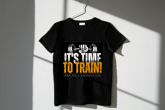 Gym T shirts Motivation (Black )