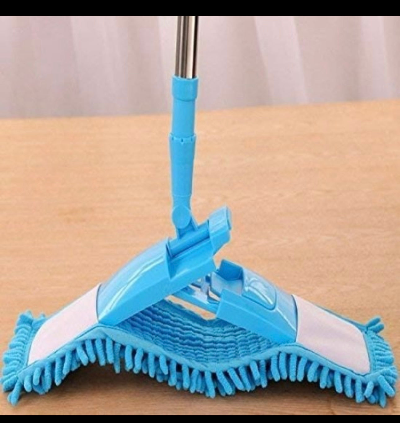 Microfiber Flat Mop Steel Rod