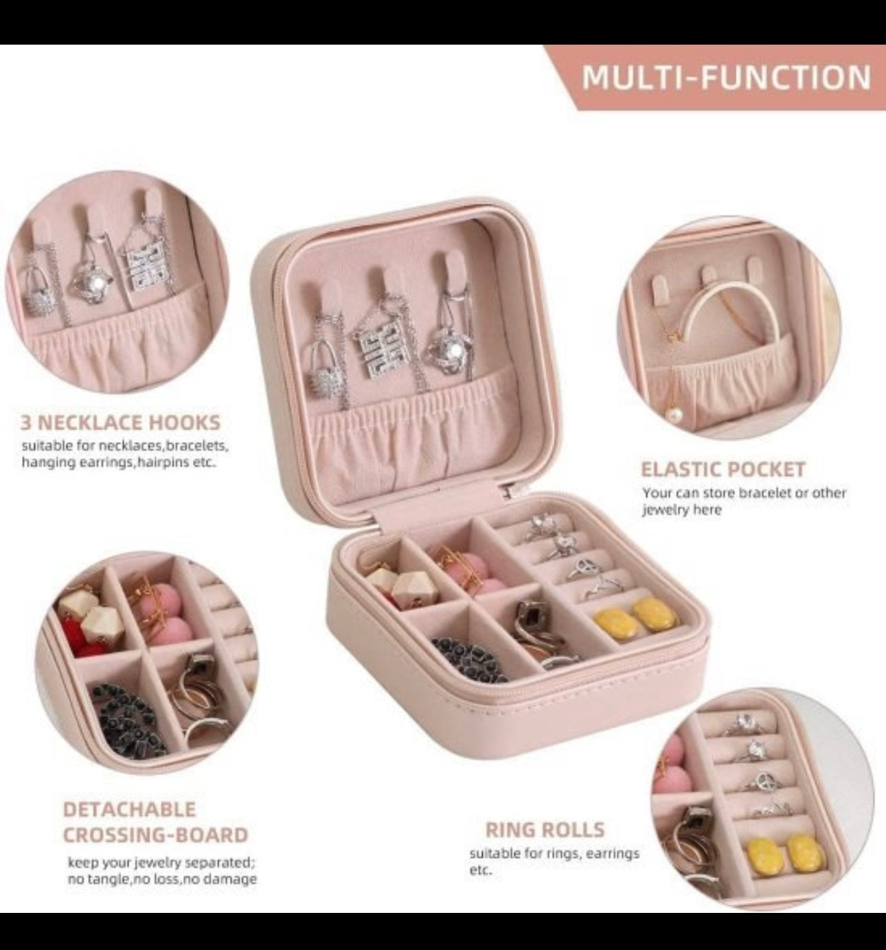 PU Mini Jewellery Box Jewellery Organiser