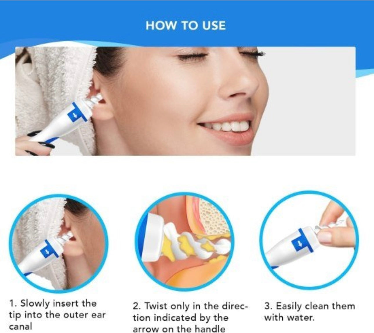 Smart Swab Silicone Easy Earwax