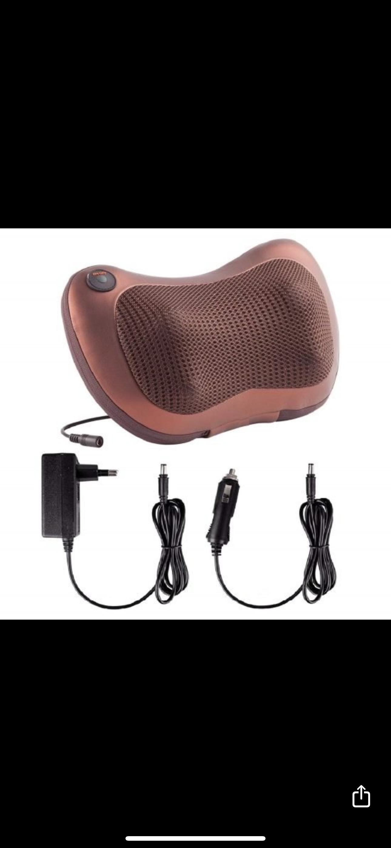 Electronic Car Massager Pillow Cushion