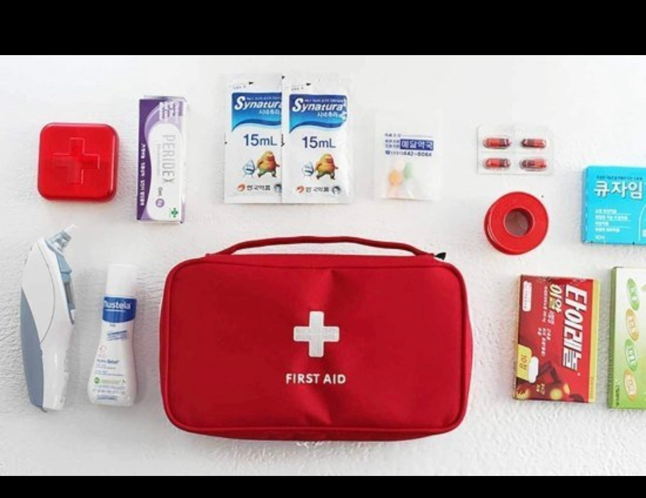 First Aid Travel Medicine Pouch