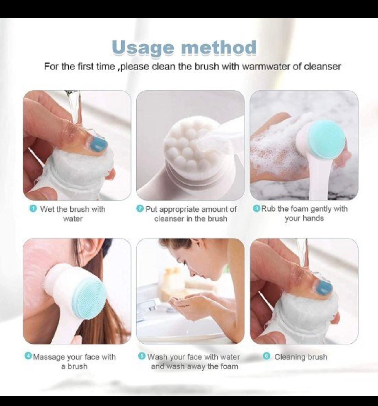 2 in 1 Face Scrubber