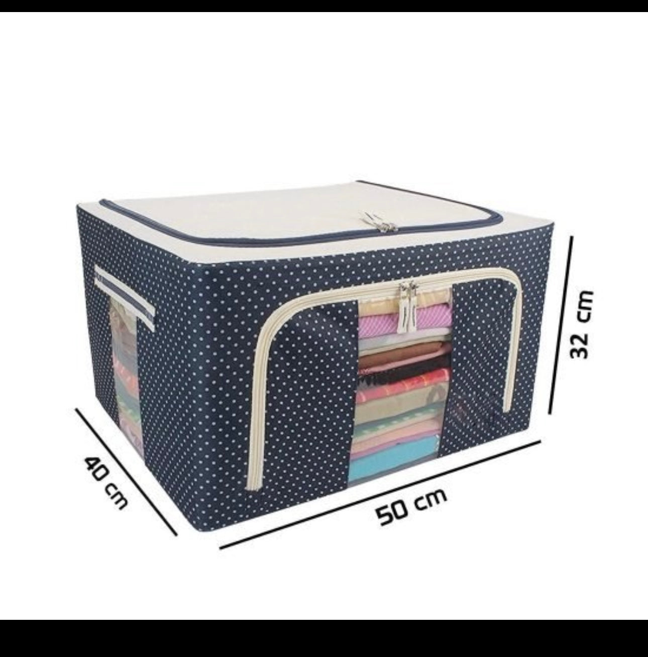 66 Litre Storage Bag Foldable Steel Frame