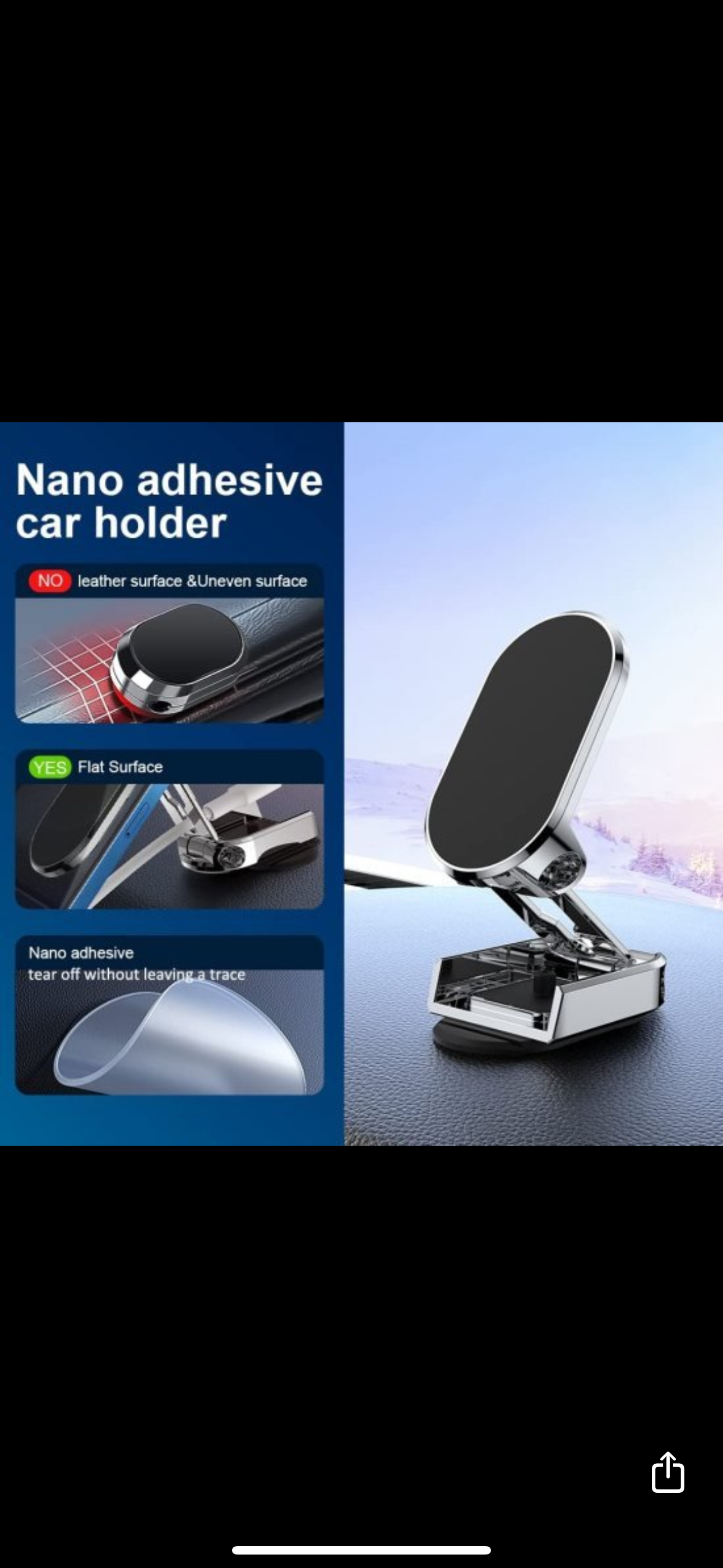 Magnetic Car Mobile Holder Metal