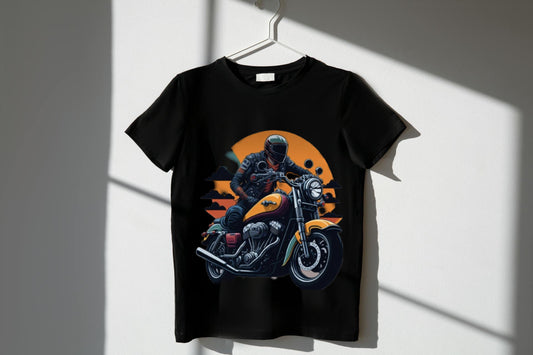 Biker T-Shirt Rider (Black)