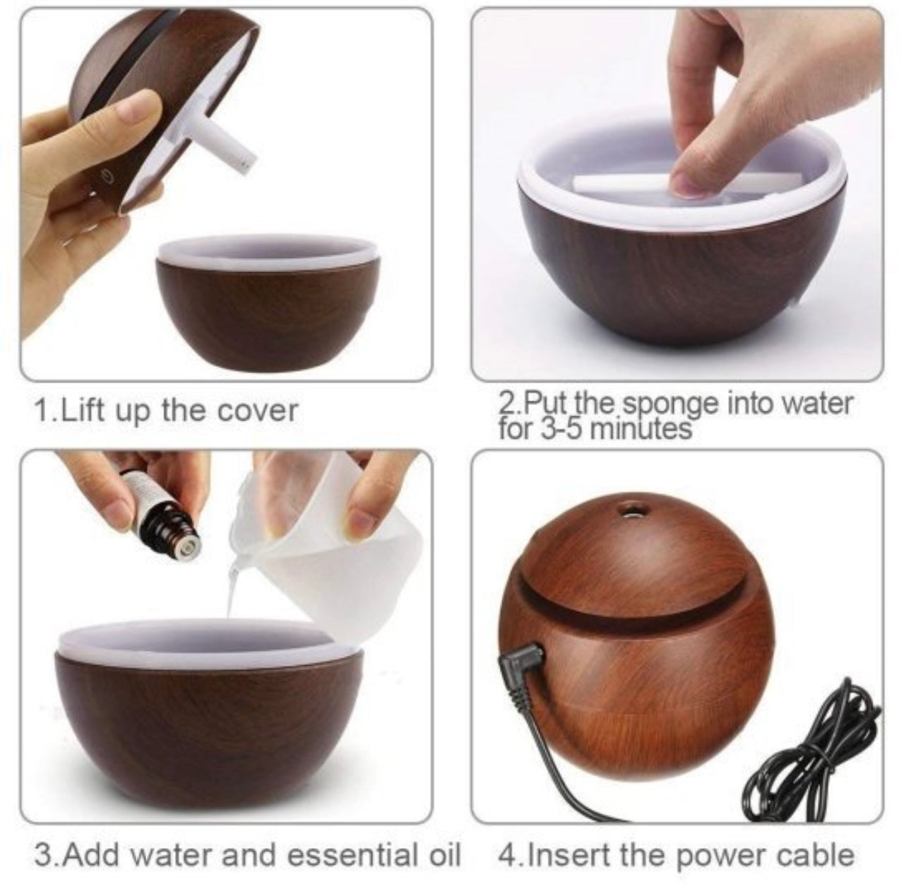 Wooden Humidifier Diffuser