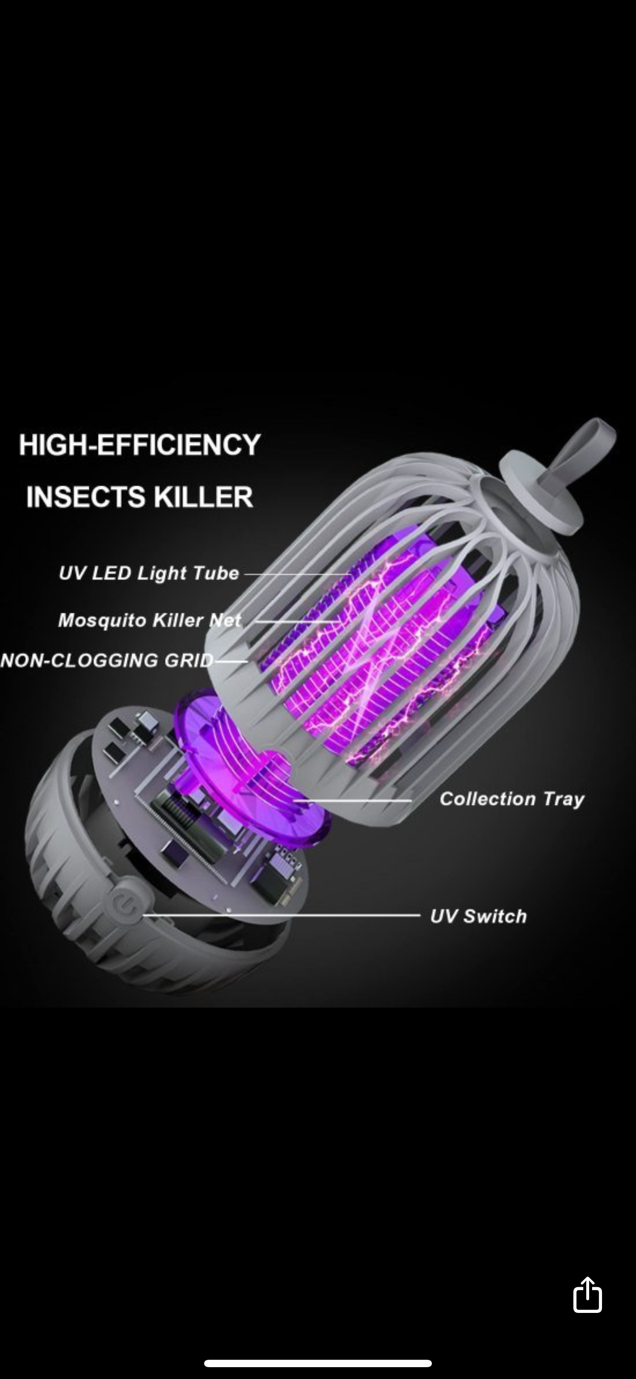 New Mosquito Shock Lamp