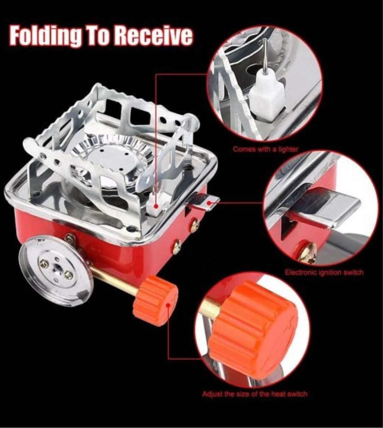 Portable Folding Camping Gas Stove