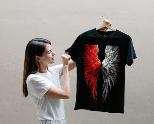 Wings Disign Printed T-Shirts