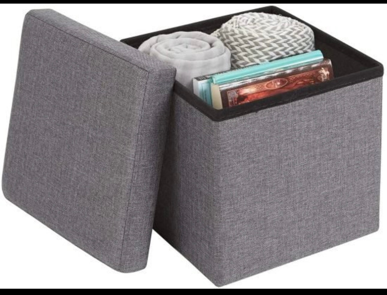 Cube Stool Seating Storage Box Stool