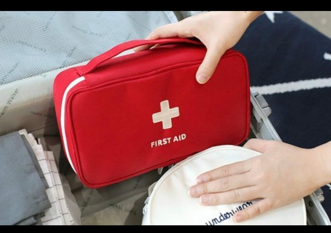 First Aid Travel Medicine Pouch