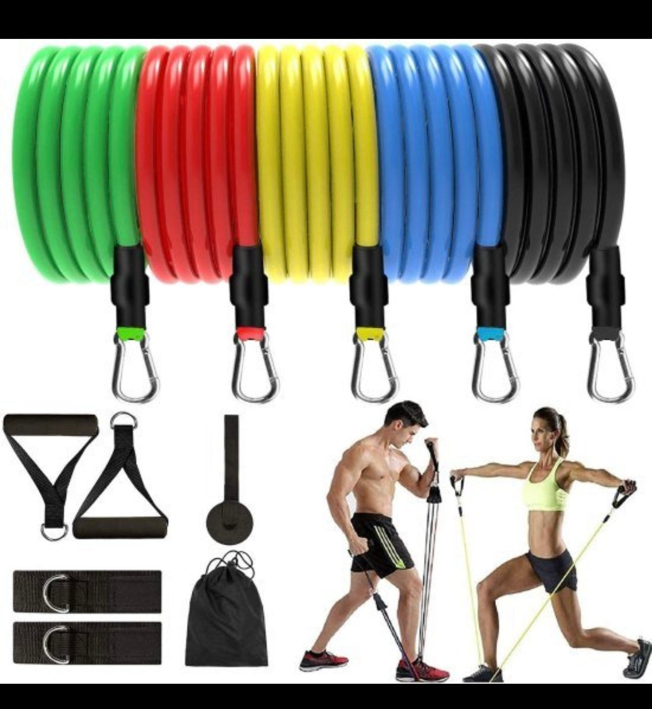 Power Resistance Band Set Exercise