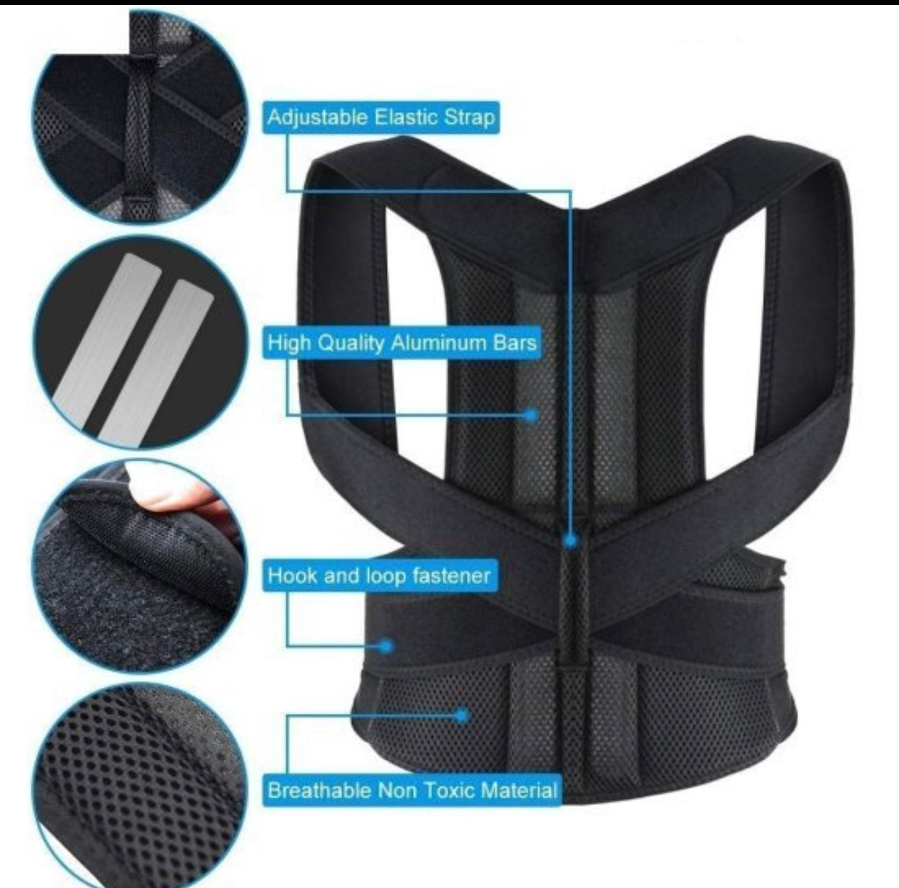 Heavy Back Support Posture Belt For Pain Relief