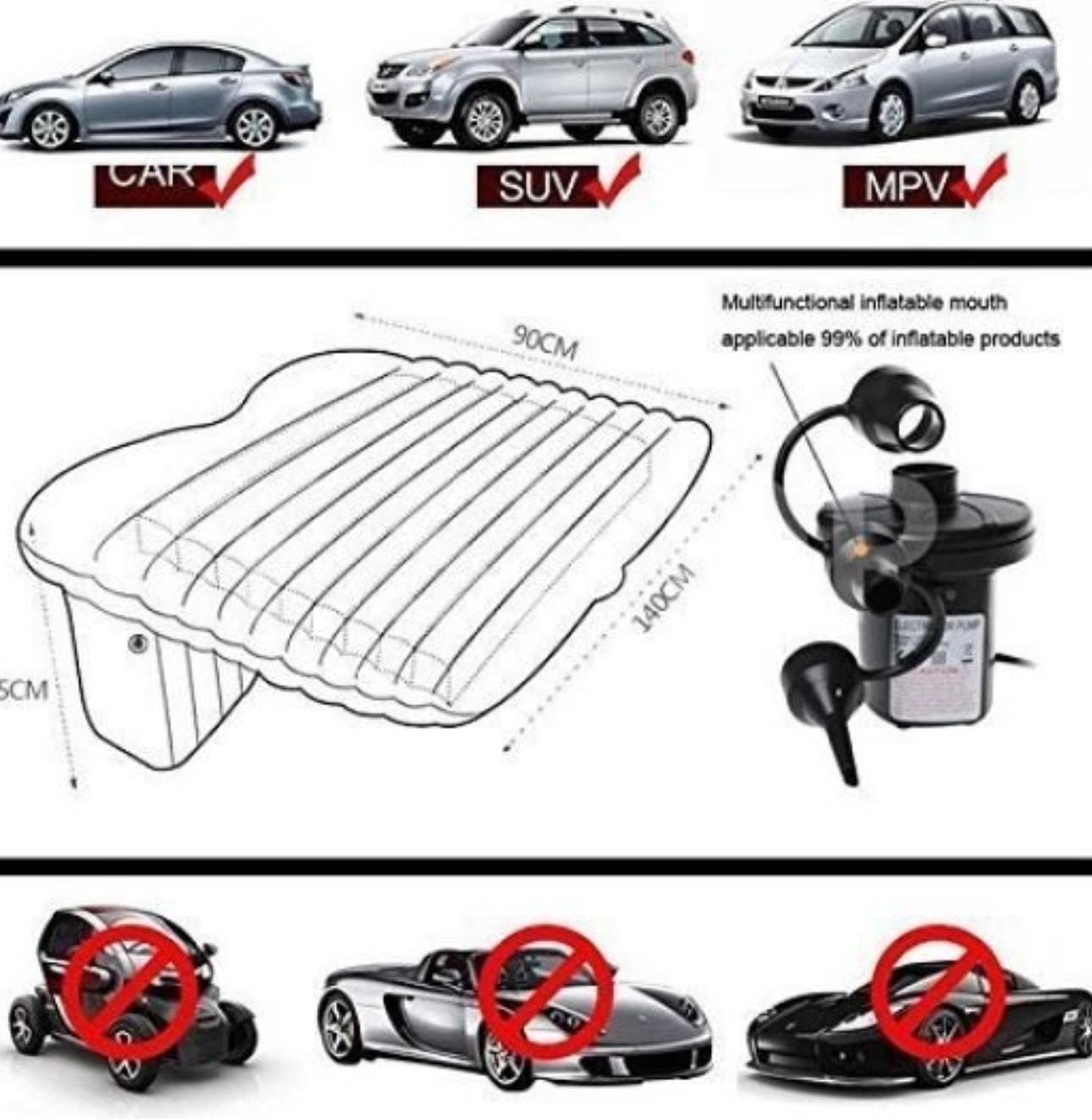 Car Bed Sofa Inflatable