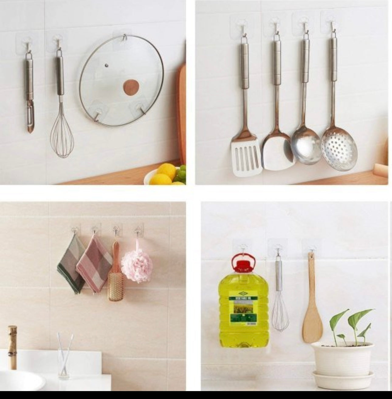 Wall Sticker Hook 10 Pc