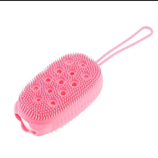 Bath Brush Silicone Body Scrubber Brush