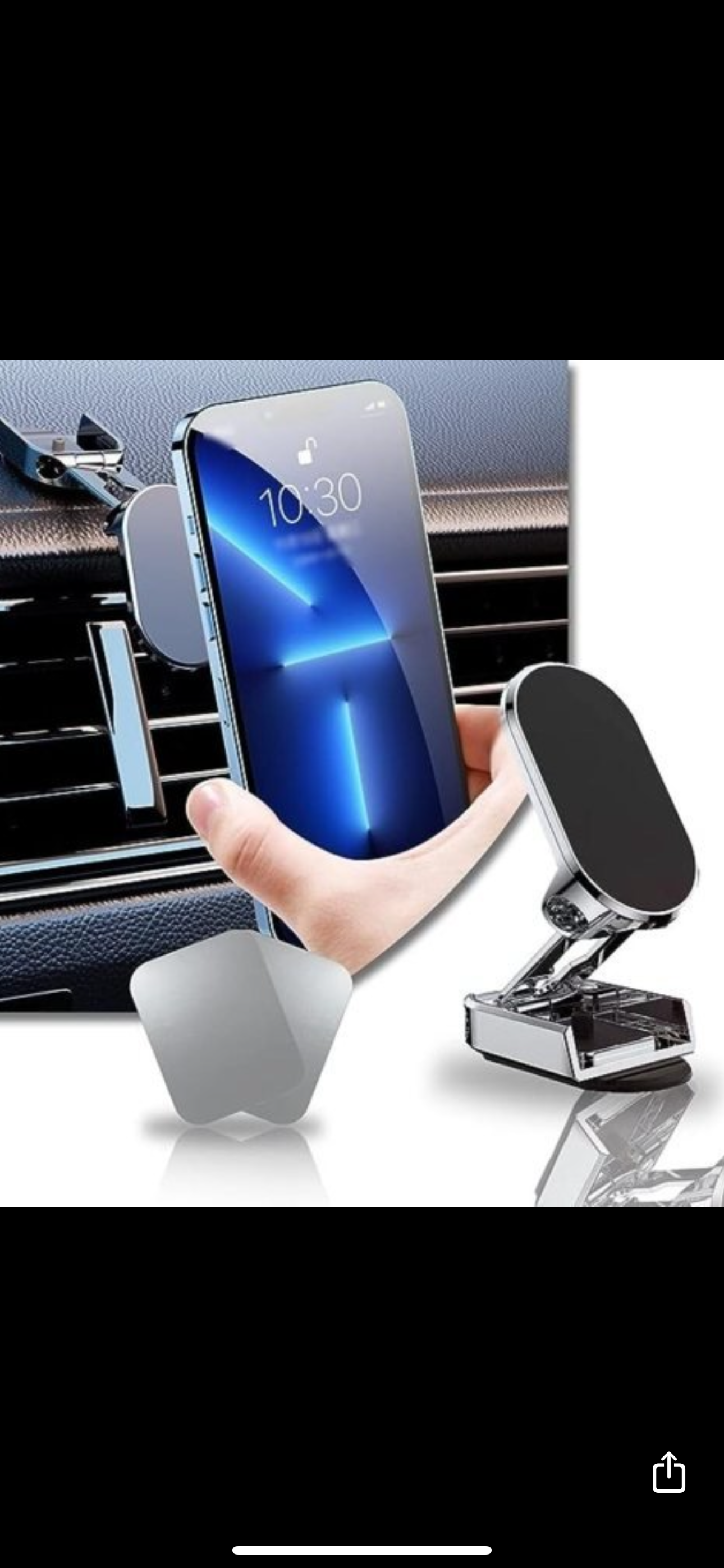 Magnetic Car Mobile Holder Metal