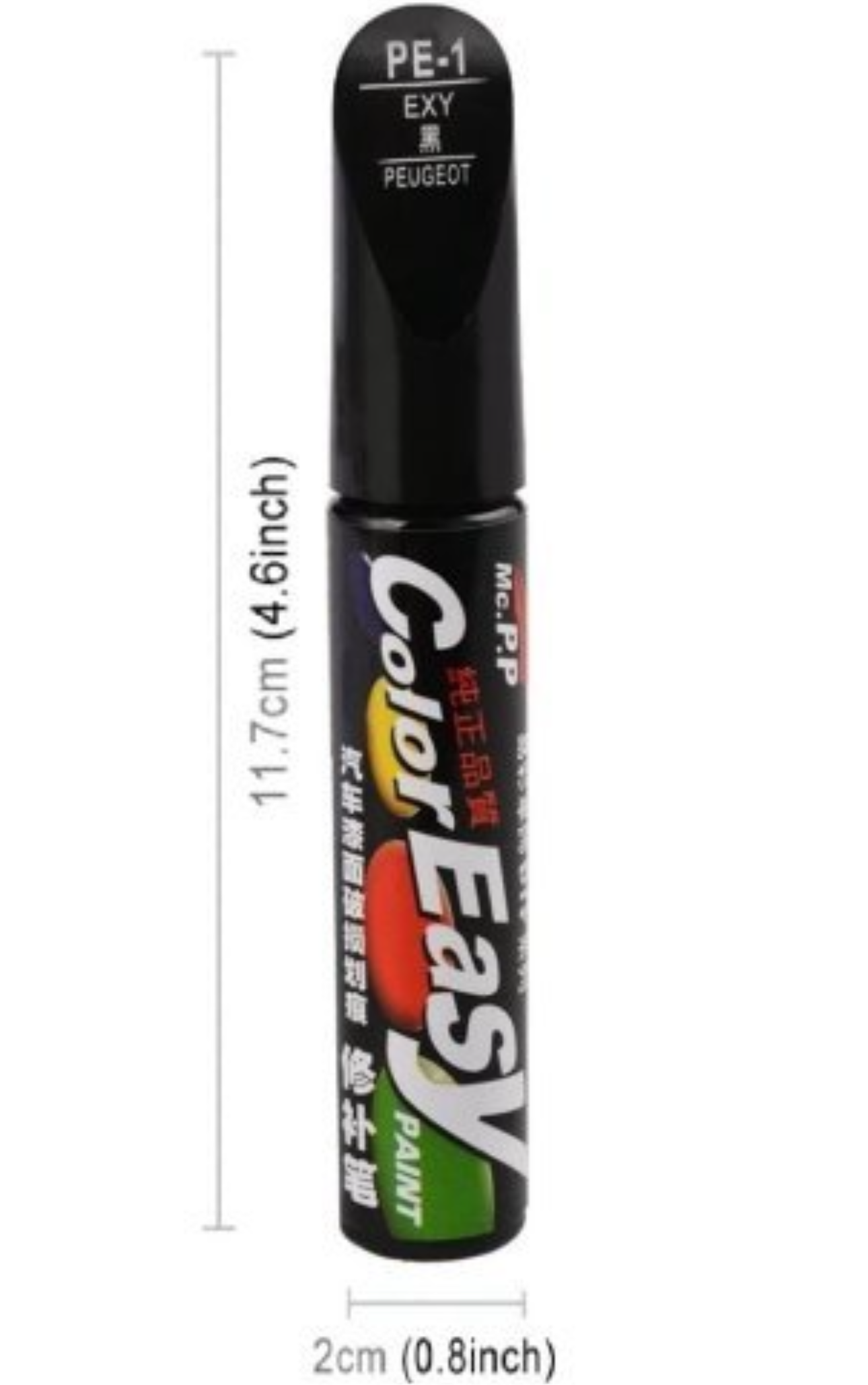 Car Paint Repair Pen Black White