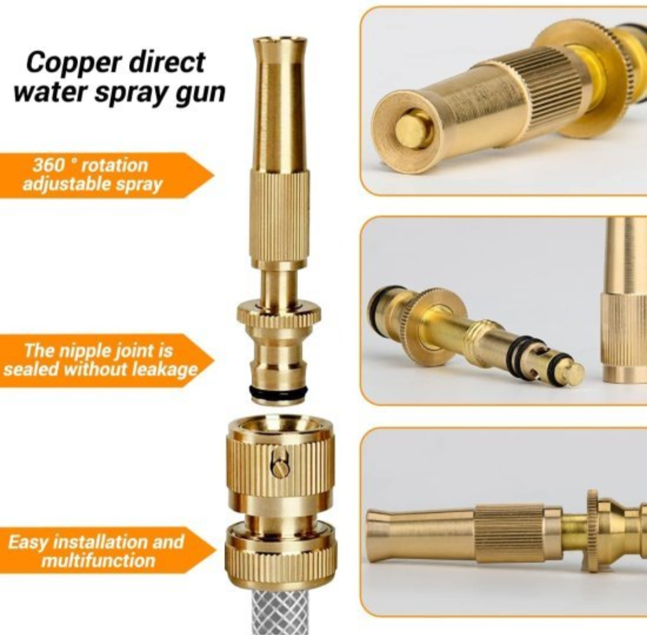 Brass Nozzle Water Spray Gun