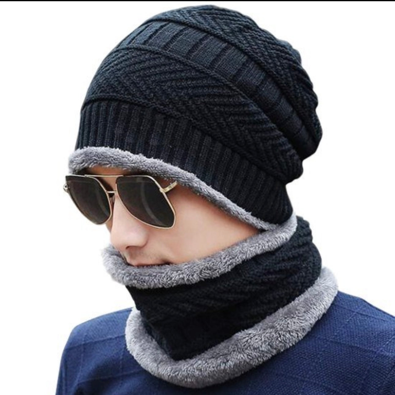 Winter Neck Scarf Cap