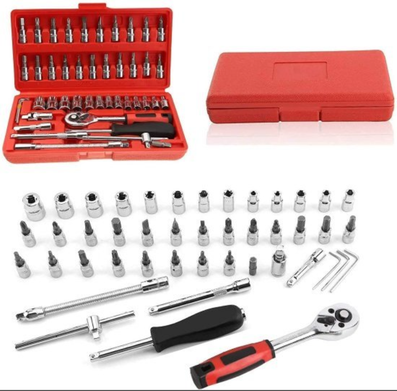 46 in Tool Kit Socket Set