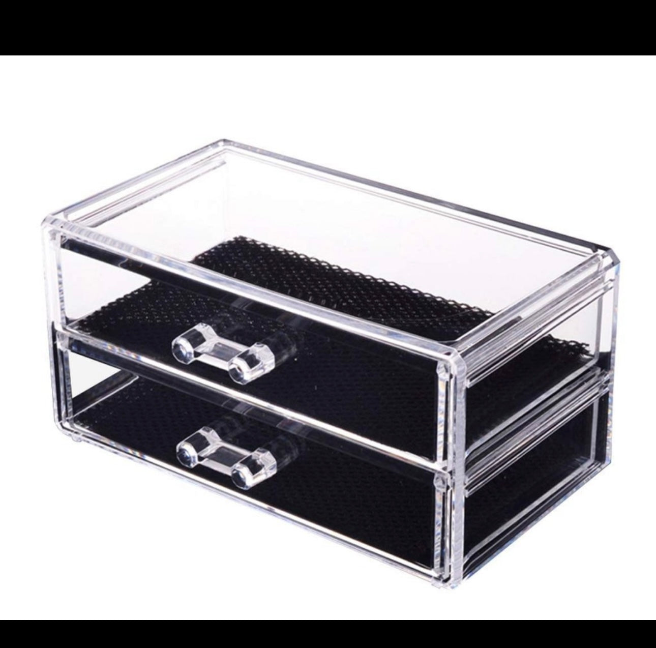 2 Drawers Acrylic Cosmetic Box